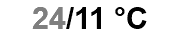 24/11 °C