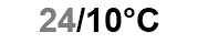 24/10°C