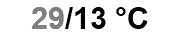 29/13 °C